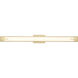 Chase LED 43 inch Modern Gold Bath Vanity Light Wall Light
