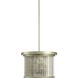 Point Dume&trade; Sequit Point 3 Light 14 inch Antique Nickel Semi-Flush Convertible Ceiling Light, Design Series