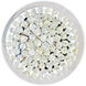 Radiant 12 Light 24 inch Chrome Drum Shade Chandelier Ceiling Light in White