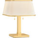 Claude 18 inch 15.00 watt Aged Brass Table Lamp Portable Light