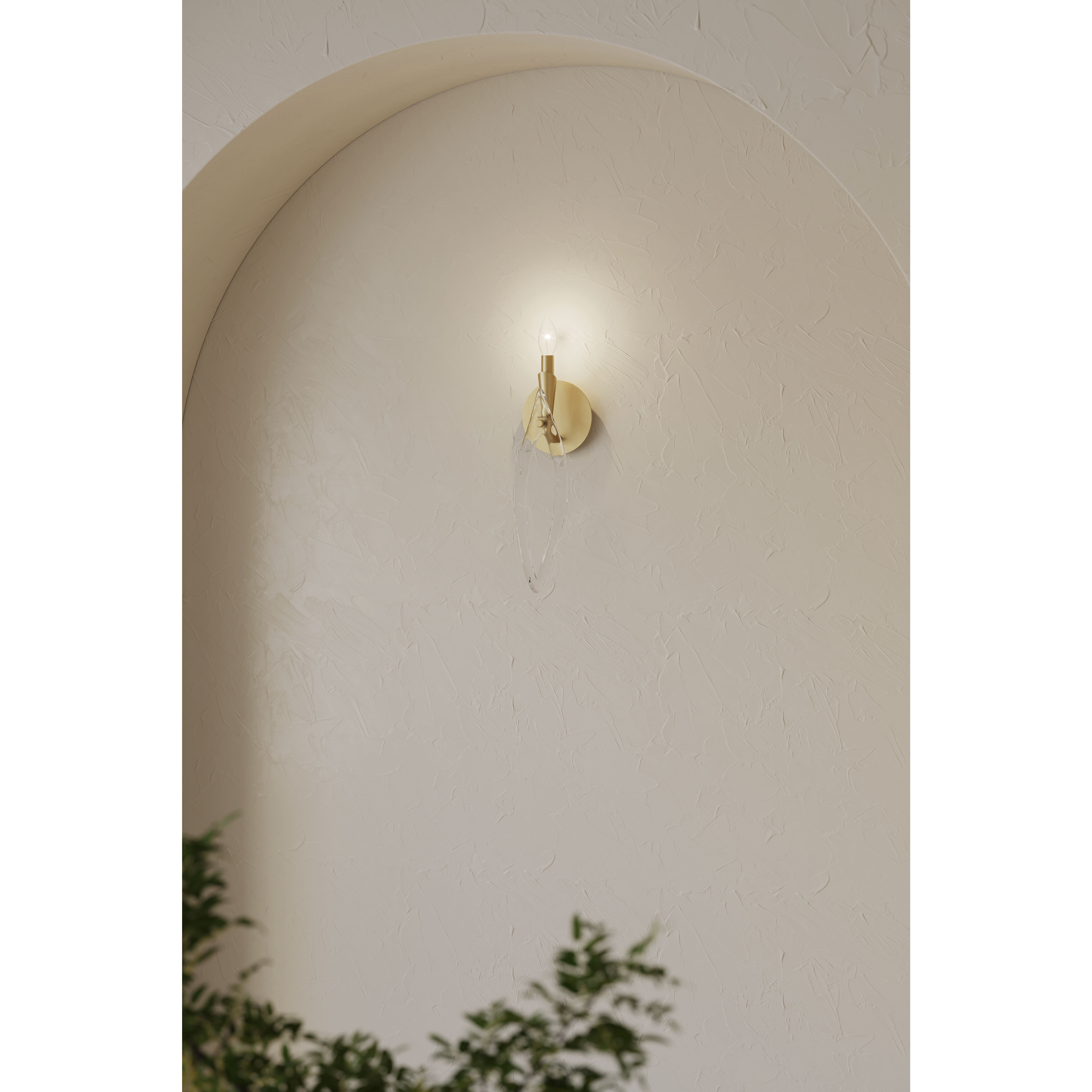 Glassara 1 Light 5.5 inch Legacy Brass Wall Sconce Wall Light