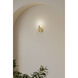 Glassara 1 Light 5.5 inch Legacy Brass Wall Sconce Wall Light