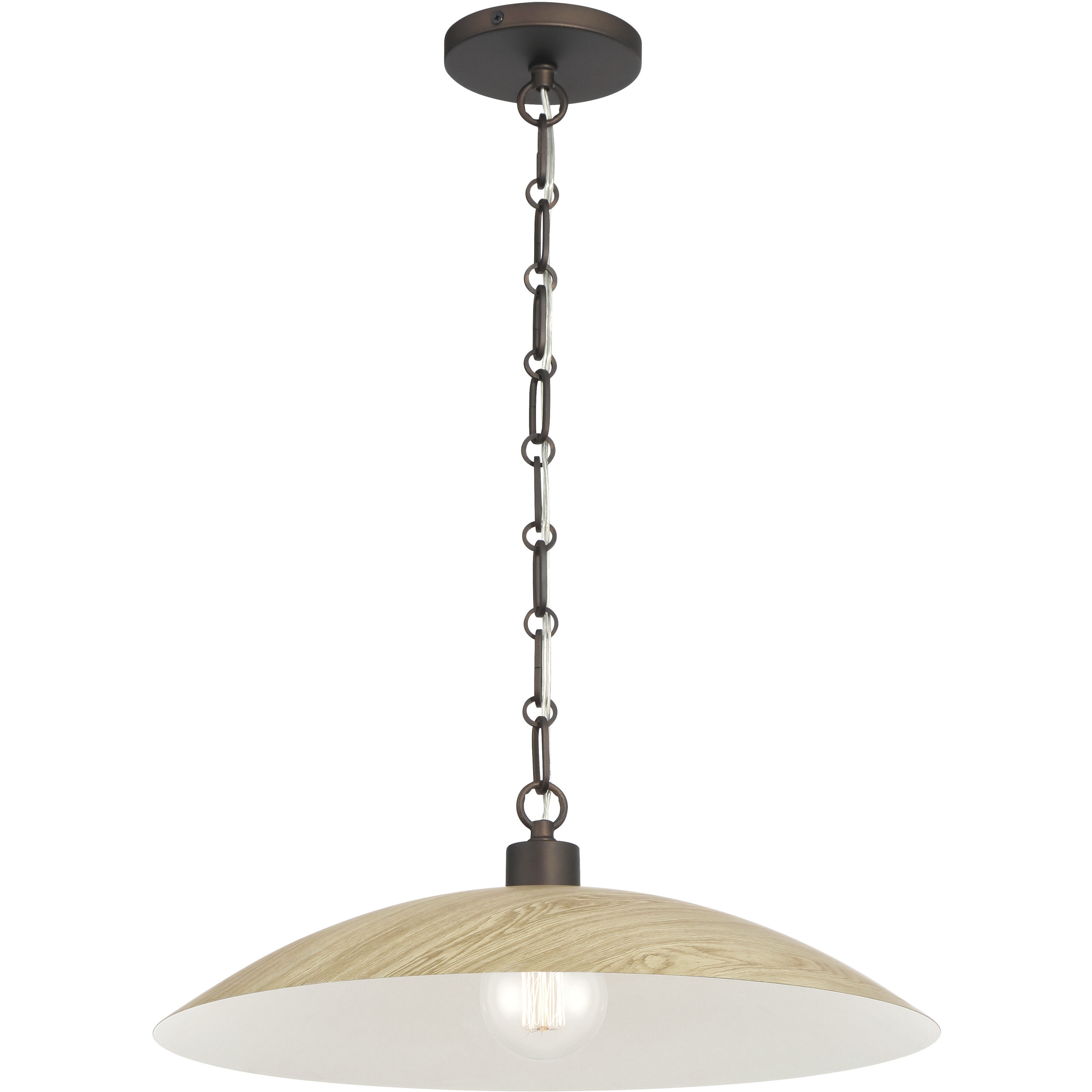Derby 1 Light 18.5 inch Dark Bronze Pendant Ceiling Light
