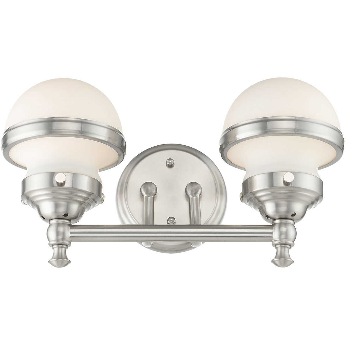 Oldwick 2 Light 15 inch Brushed Nickel Bath Vanity Wall Light