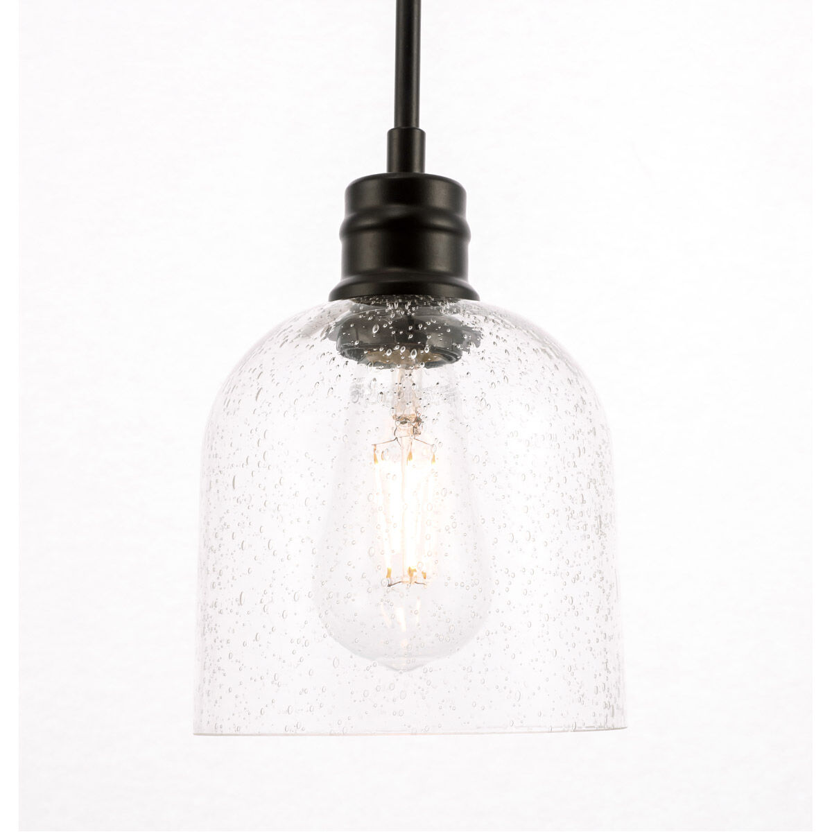 Gabe 1 Light 6 inch Black Pendant Ceiling Light