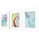 Travel Turquoise and Blue and Pink and Red Framed Art, Propac
