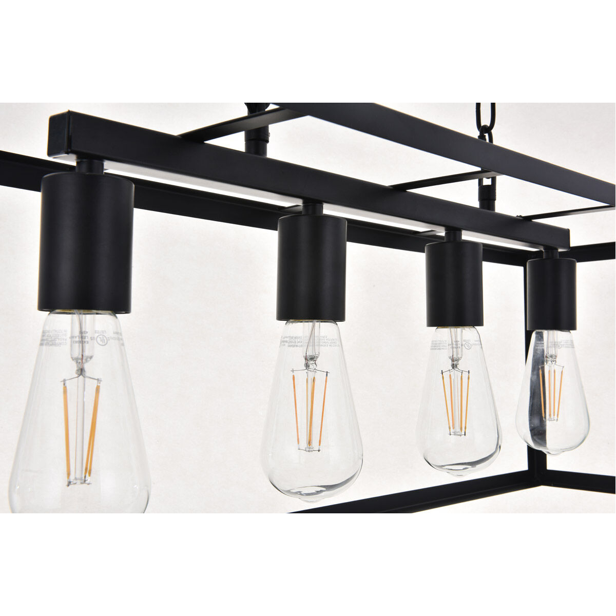 Resolute 4 Light 9.4 inch Black Pendant Ceiling Light