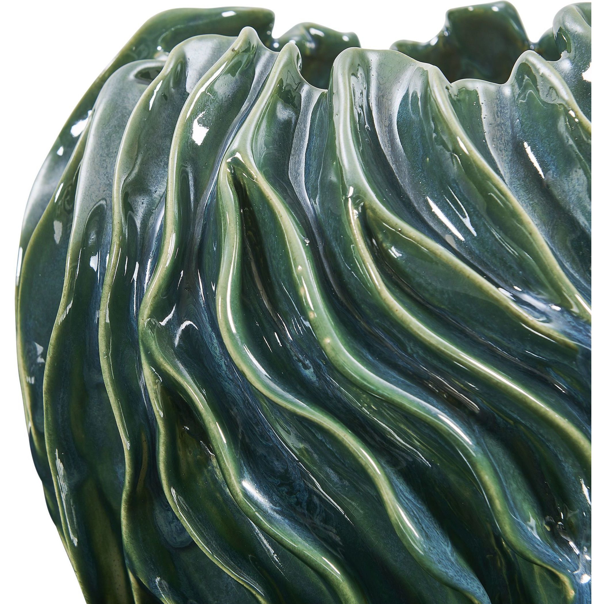 Veridian Ridge 15 X 9.5 inch Indoor-Outdoor Vases, Set of 2