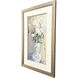 Elegance Unfolded Blue and Beige and Green and Pink Framed Art