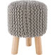 Malmo 16 inch Gray Stool