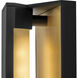 MOCO Strata LED 16 inch Black Outdoor Wall Mount Lantern