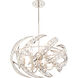 Crescent 6 Light 25 inch Polished Nickel Pendant Ceiling Light