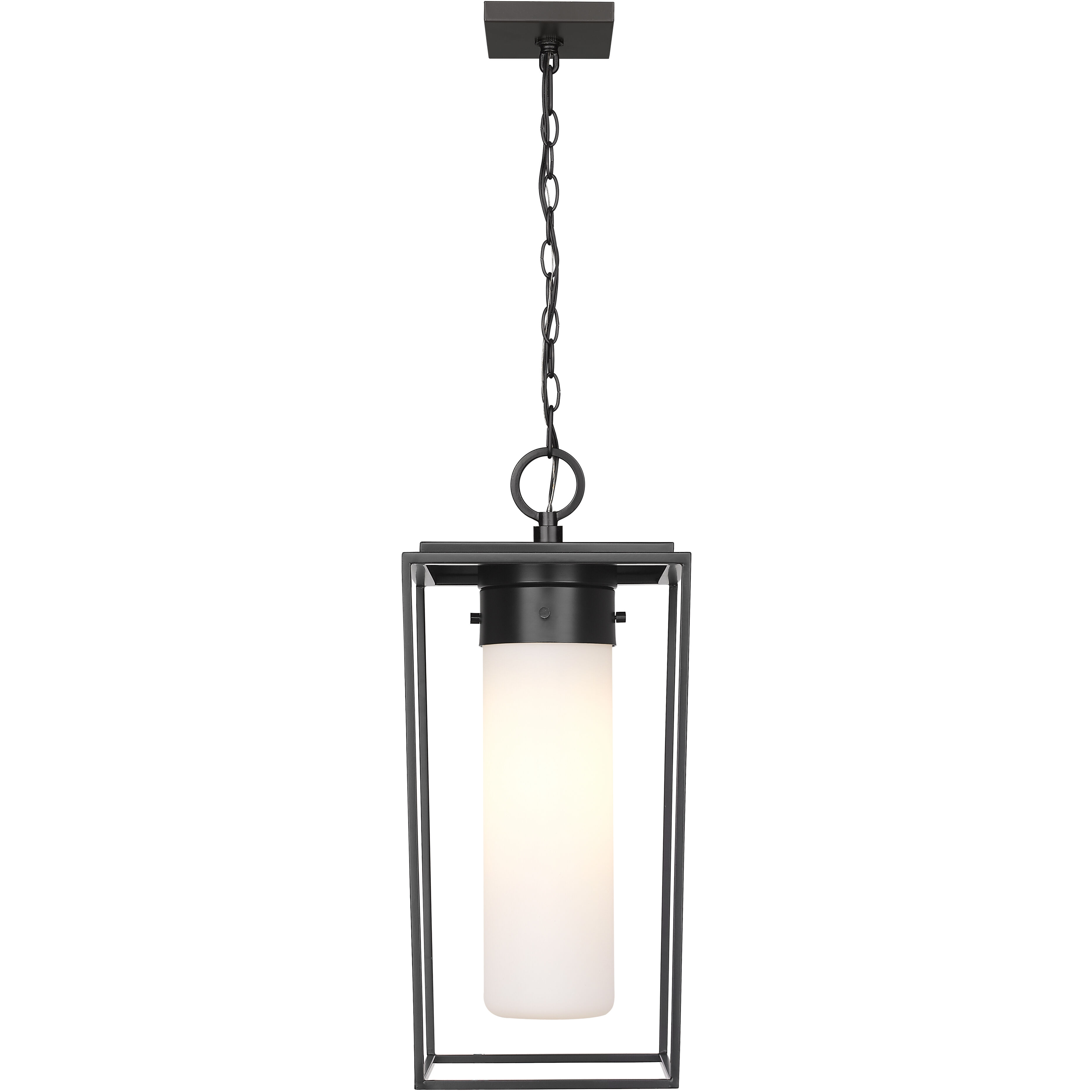 Sheridan 1 Light 10 inch Black Outdoor Chain Mount Ceiling Fixture