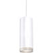 Cameo Pendant Ceiling Light in White