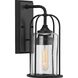 Watch Hill 1 Light 13 inch Textured Black Outdoor Wall Lantern