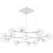 Mahowald 16 Light 70 inch Chrome Chandelier Ceiling Light