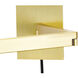 Audrey 4.75 inch Satin Brass Swingarm Sconce Wall Light