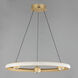Nodes LED 24 inch Gold Ring Pendant Ceiling Light