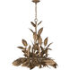 Seraphine 6 Light 28 inch Weathered Gold Chandelier Ceiling Light