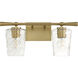 Goodwin 2 Light 19.13 inch Aged Brass Vanity Light Wall Light