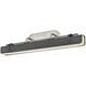 Valise LED 39.96 inch Aged Nickel and Tuxedo Leather Wall/Vanity Light Wall Light