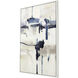 Take It Easy Blue and White and Yellow Canvas, The Studio