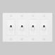 4G Toggle 120-277 White Light Switch