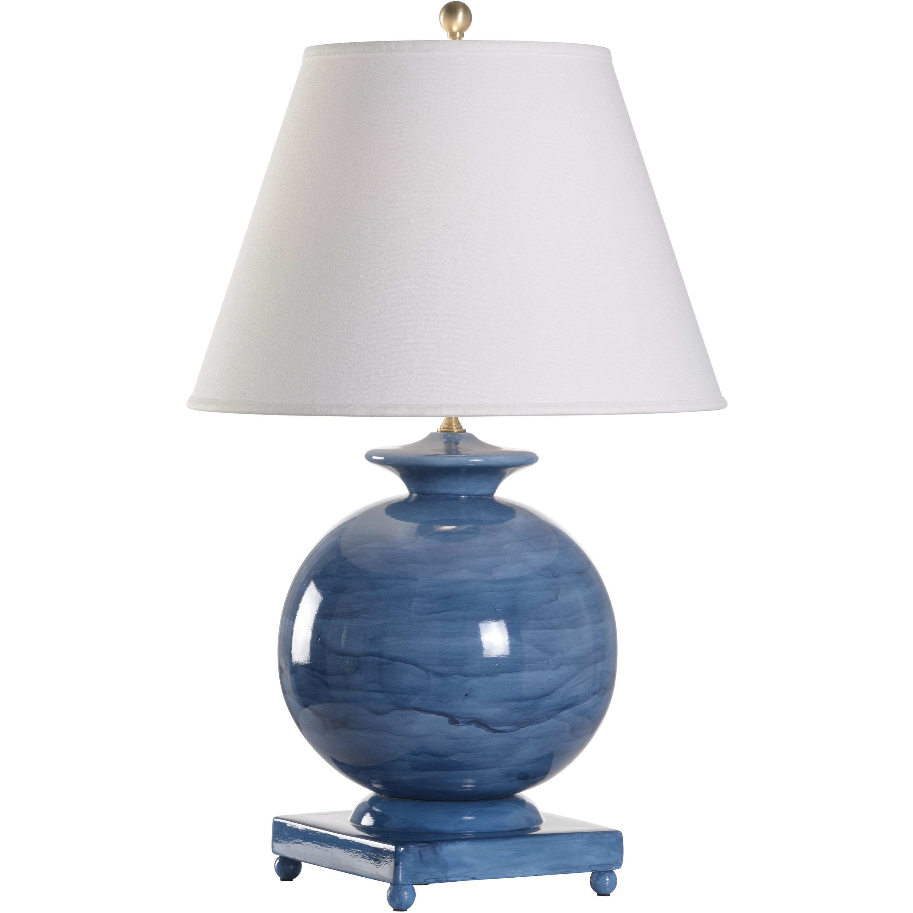 Opus 22 inch 100.00 watt Blue Table Lamp Portable Light