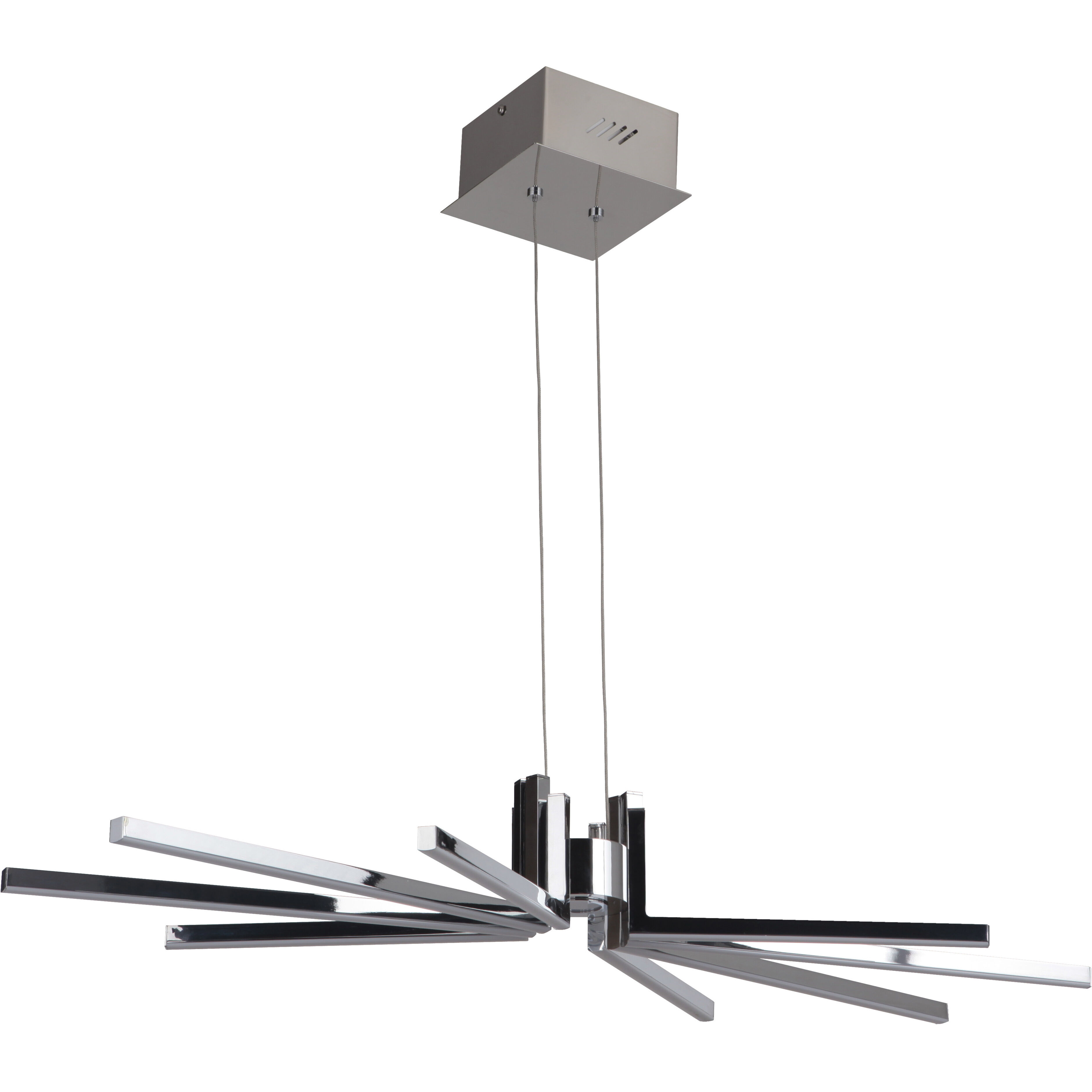 Pinnacle LED 15 inch Chrome Chandelier Ceiling Light