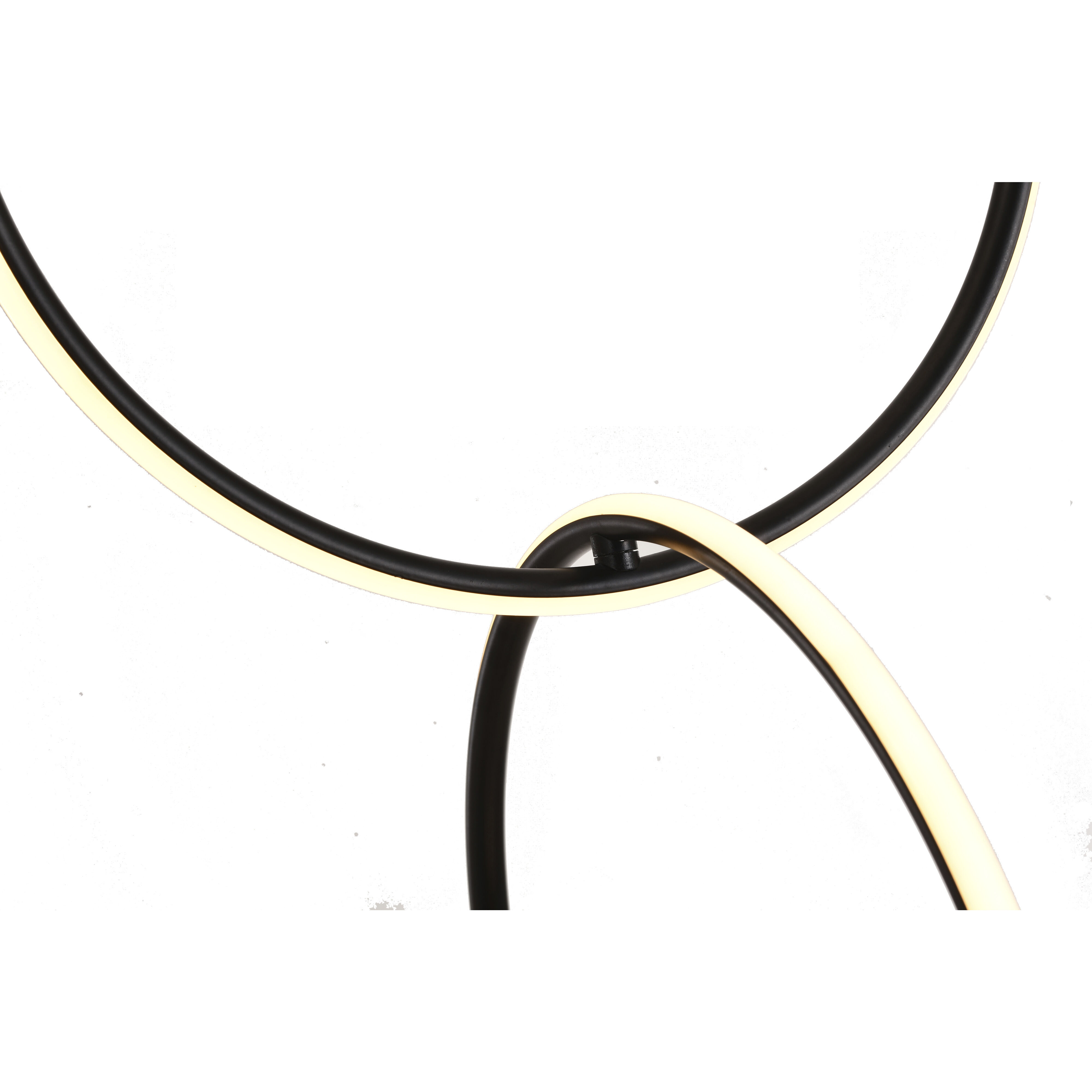 Canada LED 15.74 inch Black Chandelier Ceiling Light