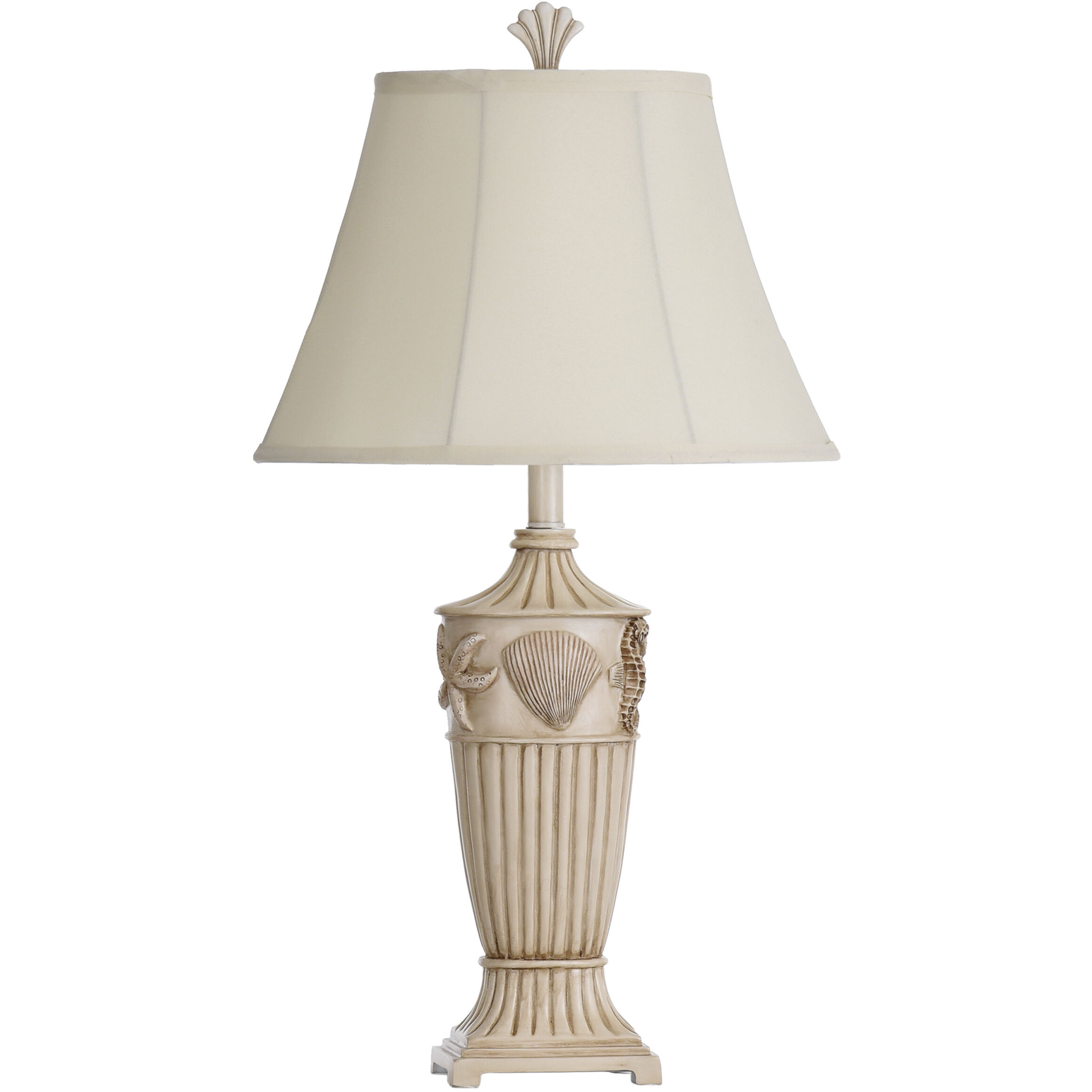 Signature 3 inch 100 watt Cream Table Lamp Portable Light