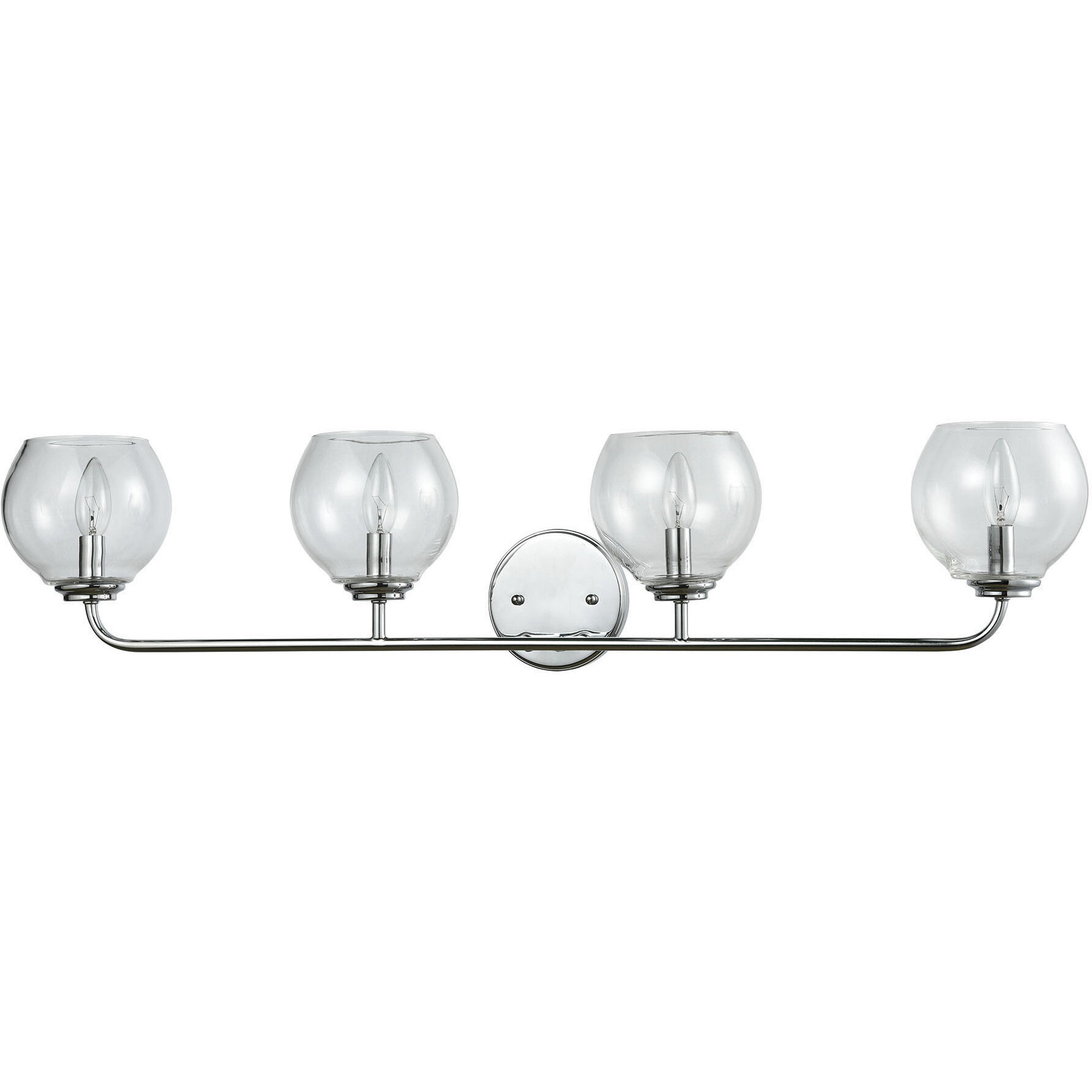 Emory 4 Light 38 inch Polished Chrome Vanity Light Wall Light