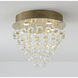 Canada LED 16 inch Gold Semi Flush Mount Ceiling Light