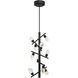 Kosmyc LED 14.5 inch Sand Black Foyer Pendant Ceiling Light