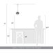 Calypso 1 Light 7.63 inch Matte Black Pendant Ceiling Light