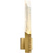 Petra LED 4.7 inch Brass Wall Light