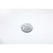 Harrieta Glossy White and Chrome Bathtub