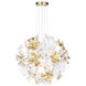 Dogwood LED 24.5 inch White Chandelier Ceiling Light