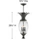 Plantation 4 Light 12.5 inch Museum Black Outdoor Hanging Lantern