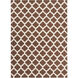 Frontier 66 X 42 inch Dark Brown, Beige Rug