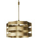 Corsica 3 Light 26 inch Antique Brass Chandelier Ceiling Light