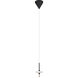 Light-Year LED 4.7 inch Black Pendant Ceiling Light