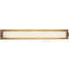 Charleston 31 inch Vintage Brass Bath Vanity Light Wall Light