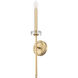 Gaultier Wall Sconce Wall Light in Modern Gold