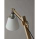 Walden 61 inch 100 watt Natural Rubber Wood Floor Lamp Portable Light