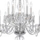 Traditional Crystal 10 Light 23 inch Polished Chrome Chandelier Ceiling Light in Clear Hand Cut