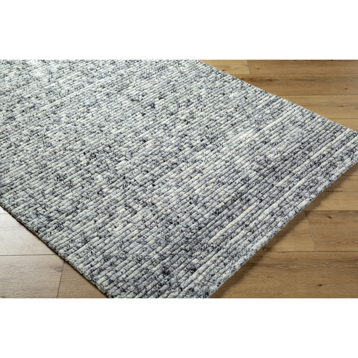 Ronin 120 X 96 inch Silver/Grey/Light Silver/Nickel Handmade Rug in 8 x 10