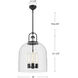 Alora Mood Lancaster Pendant Ceiling Light in Matte Black