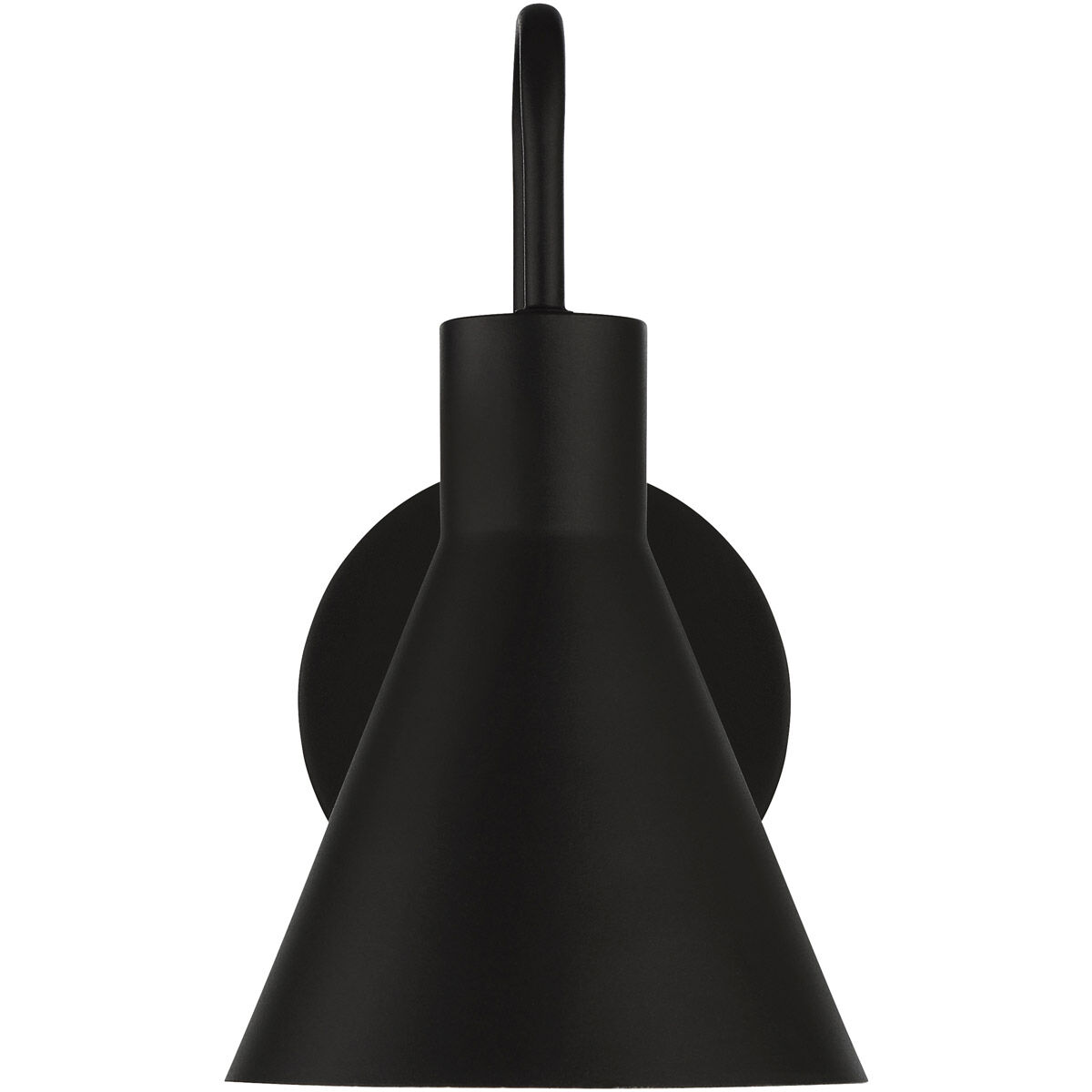 Solano LED 12 inch Black Outdoor Wall Sconce