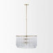 Elsa 26 inch Gold Chandelier Ceiling Light